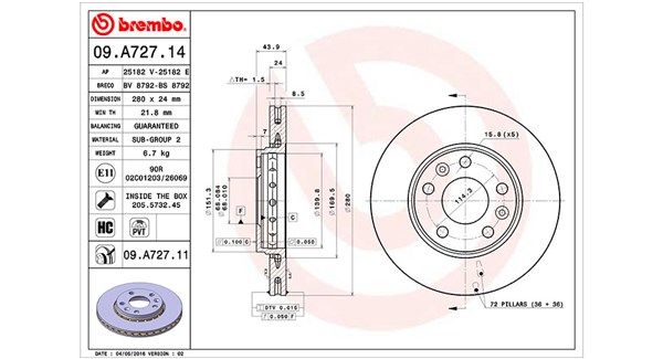 MAGNETI MARELLI Piduriketas 360406077600